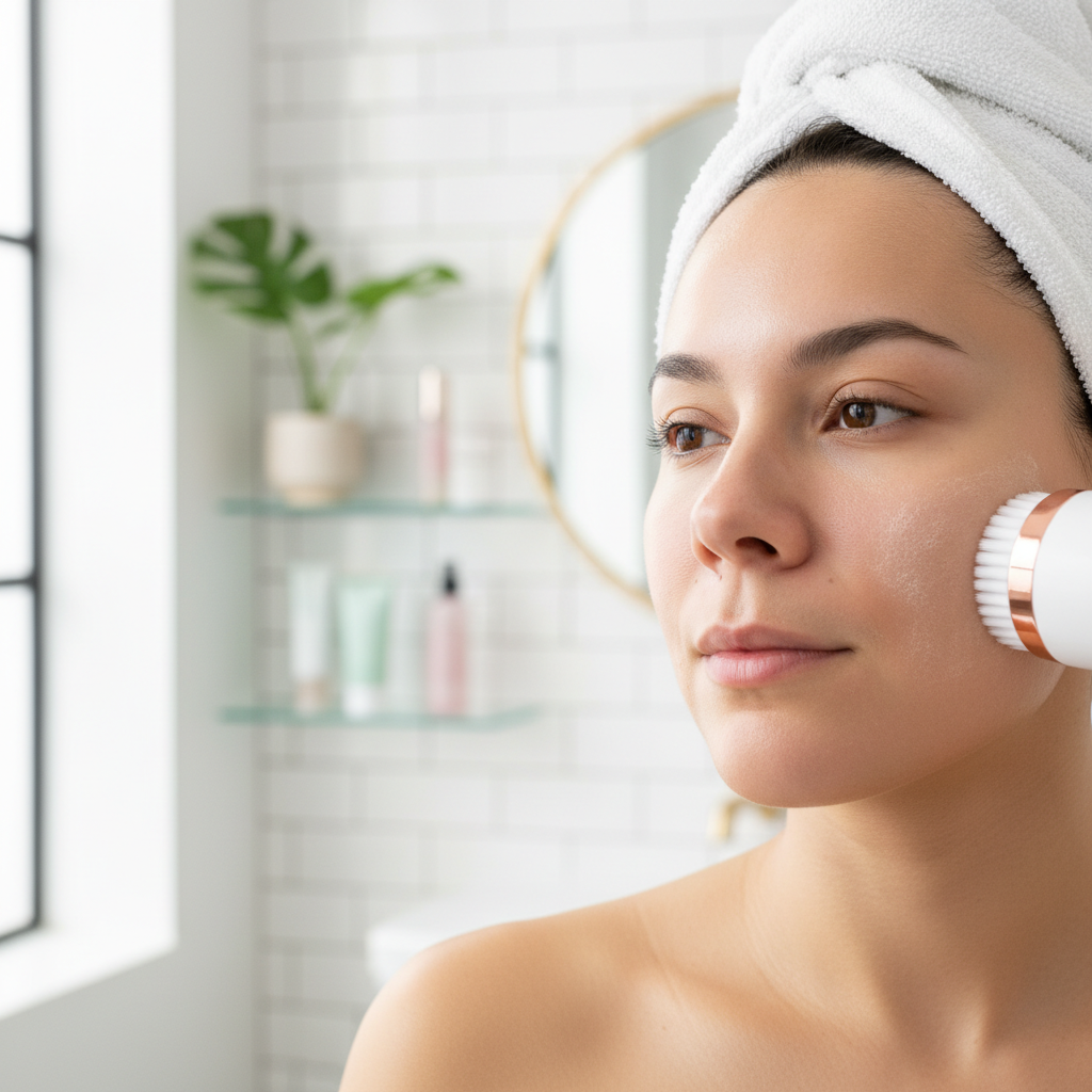 GlowEase™ 5-in-1 Facial Cleansing Brush