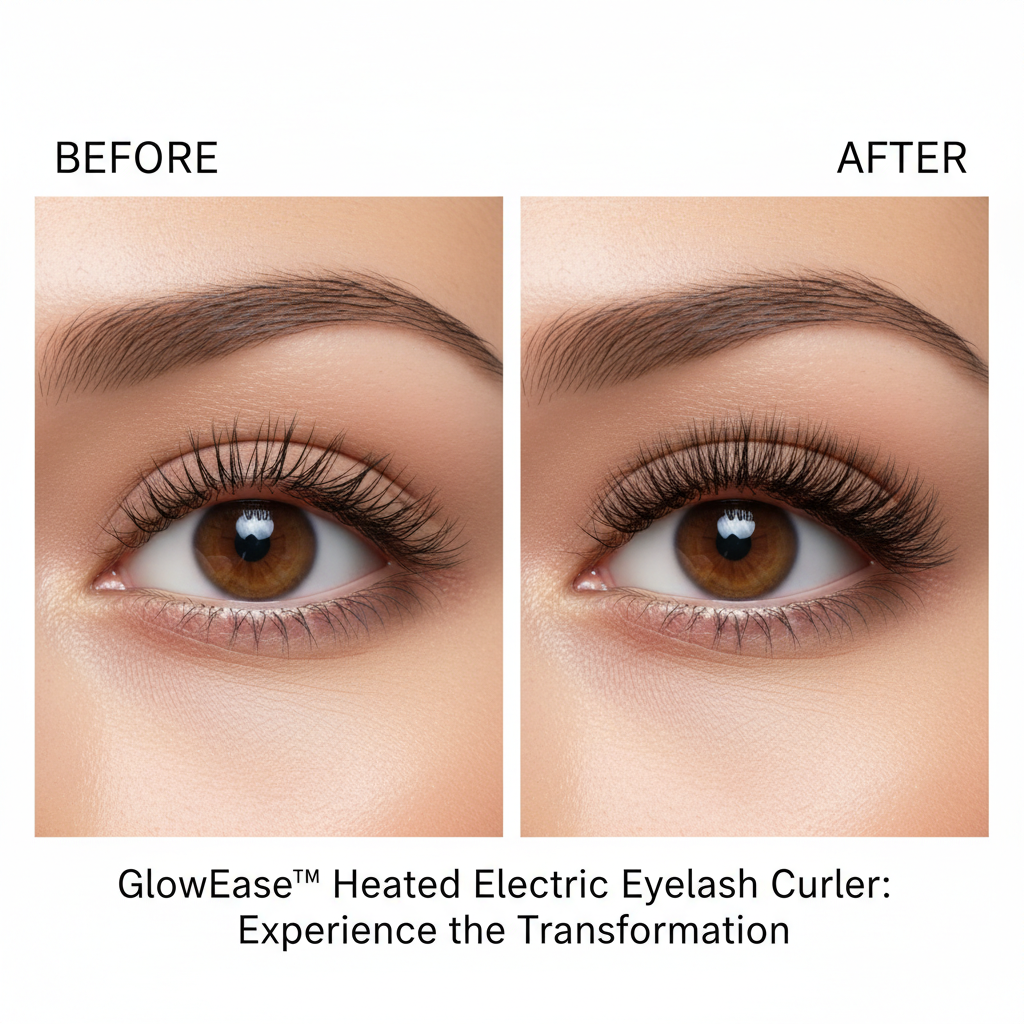 GlowEase™ Heated Electric Eyelash Curler – Salon-Style Lashes Instantly
