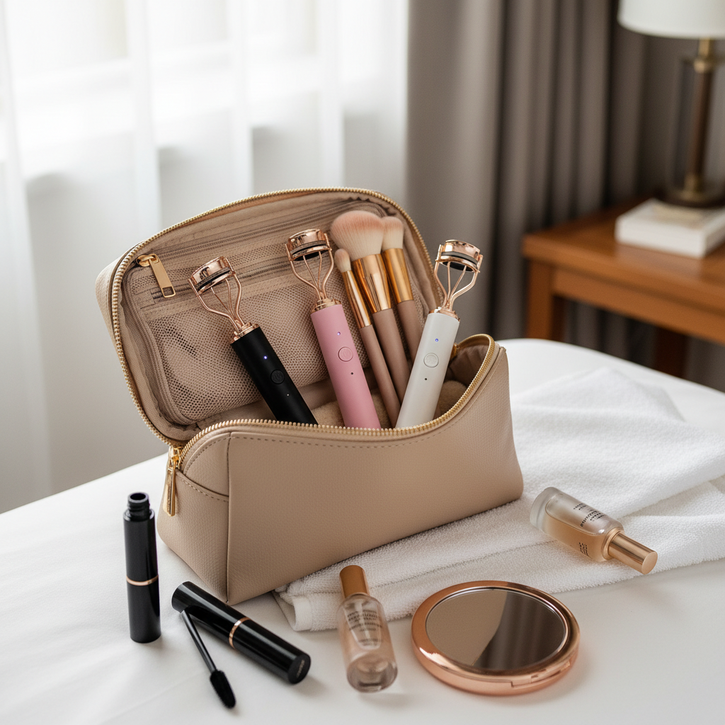 GlowEase™ Heated Electric Eyelash Curler – Salon-Style Lashes Instantly